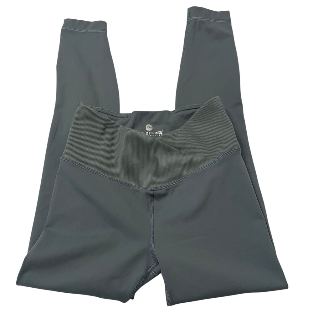 Women's 90 Degree By Reflex Green/Gray Leggings XS